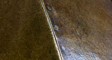 Hammered Brass hood by Archive Designs