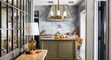 Pewter & Forged Kitchen Hood by Archive Designs