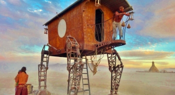 Lost Nomads of Vulcania Teluriz from Burning Man 2014 by Rubens Bürgel