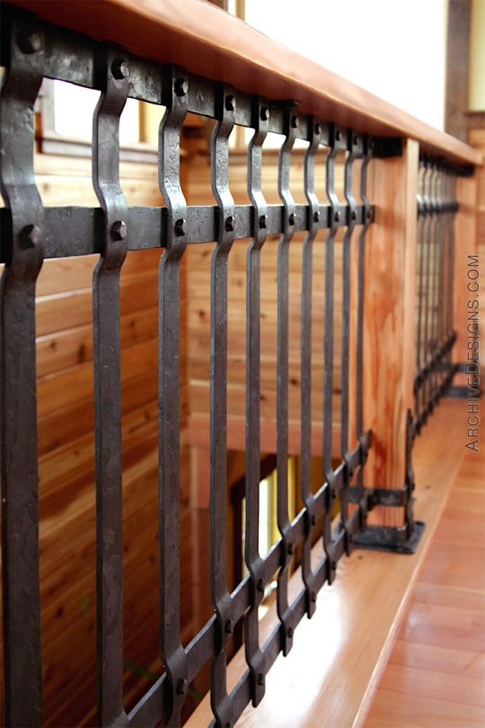Forged Guard Railing by Archive Designs