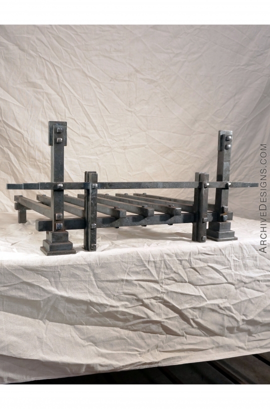 Wrought iron andiron for Torrey Pines resort