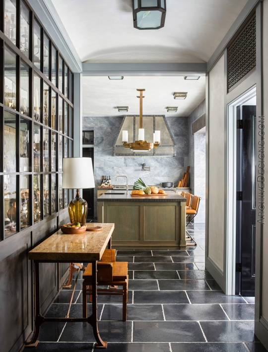 Kitchen design by Steven Gambrel